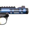 Ruger Mark IV Lite 22 Long Rifle 4.4in Blue Anodized Pistol - 10+1 Rounds - Blue