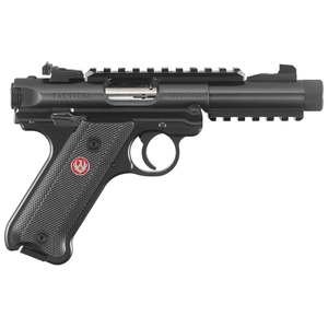 Ruger Mark IV Tactical 22 Long Rifle 4.4in Blued Pistol - 10+1 Rounds