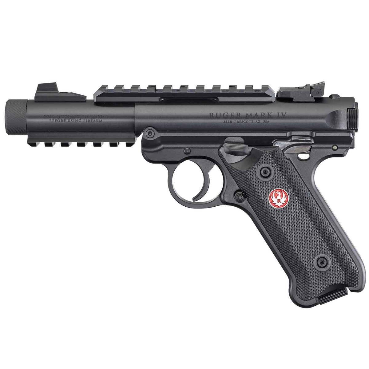 Ruger Mark IV Tactical 22 Long Rifle 4.4in Blued Pistol - 10+1 Rounds Ruger Mark IV Tactical 22 Long Rifle 4.4in Blued Pistol - 10+1 Rounds