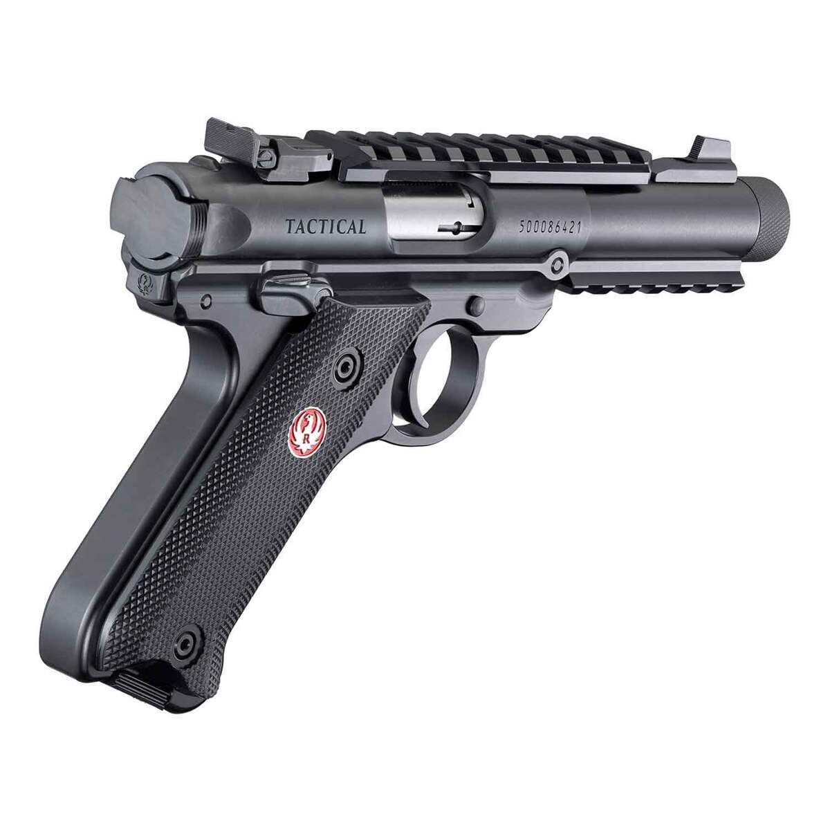 Ruger Mark IV Tactical 22 Long Rifle 4.4in Blued Pistol - 10+1 Rounds Ruger Mark IV Tactical 22 Long Rifle 4.4in Blued Pistol - 10+1 Rounds