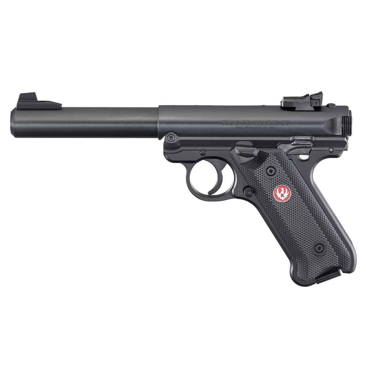 Ruger Mark IV Target 22 Long Rifle 5.5in Blued Pistol - 10+1 Rounds Ruger Mark IV Target 22 Long Rifle 5.5in Blued Pistol - 10+1 Rounds