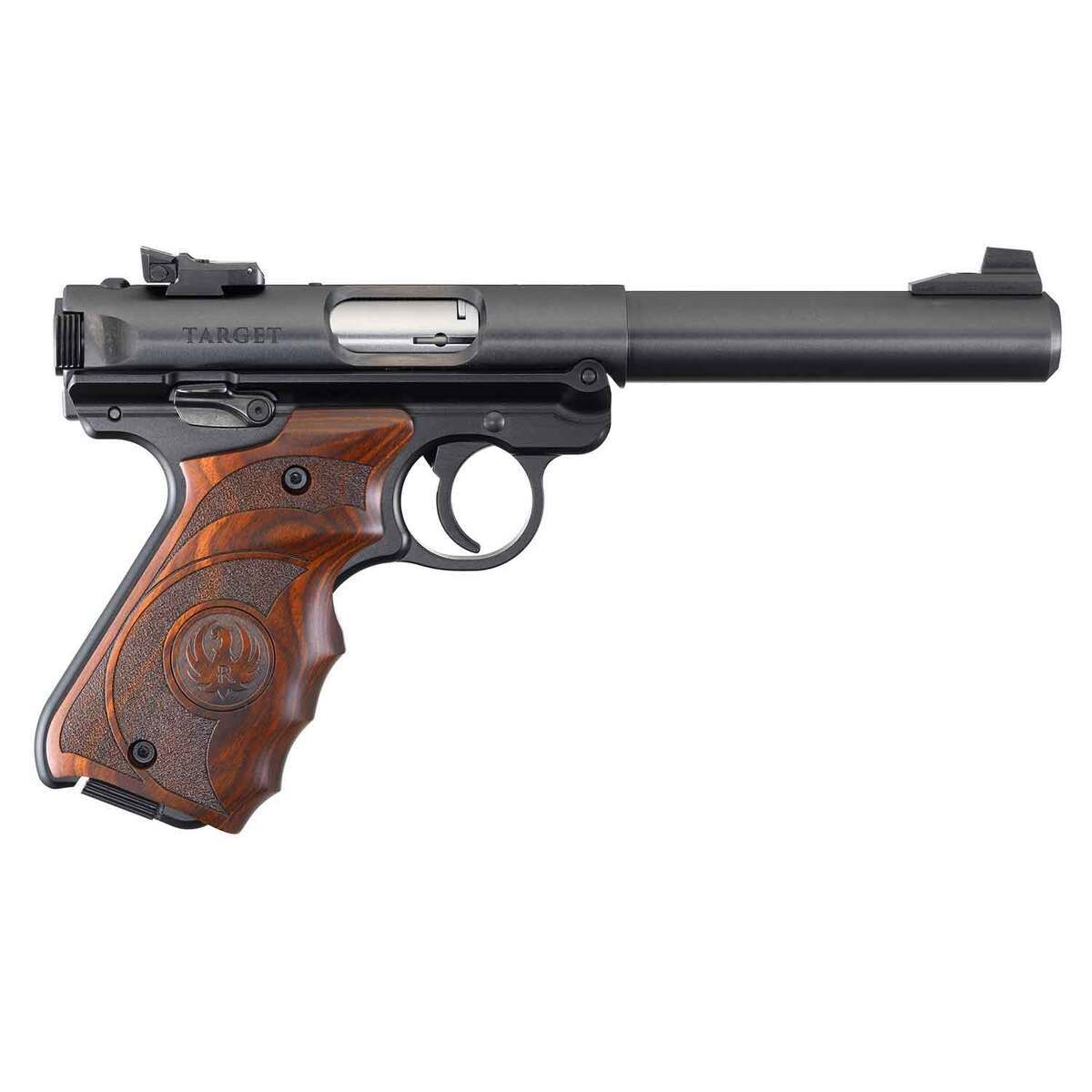 Ruger Mark IV Target 22 Long Rifle 5.5in Blued Pistol - 10+1 Rounds Ruger Mark IV Target 22 Long Rifle 5.5in Blued Pistol - 10+1 Rounds