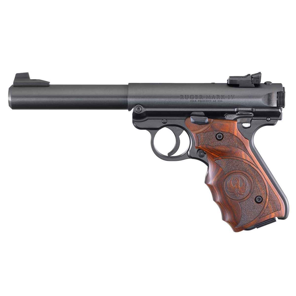 Ruger Mark IV Target 22 Long Rifle 5.5in Blued Pistol - 10+1 Rounds Ruger Mark IV Target 22 Long Rifle 5.5in Blued Pistol - 10+1 Rounds