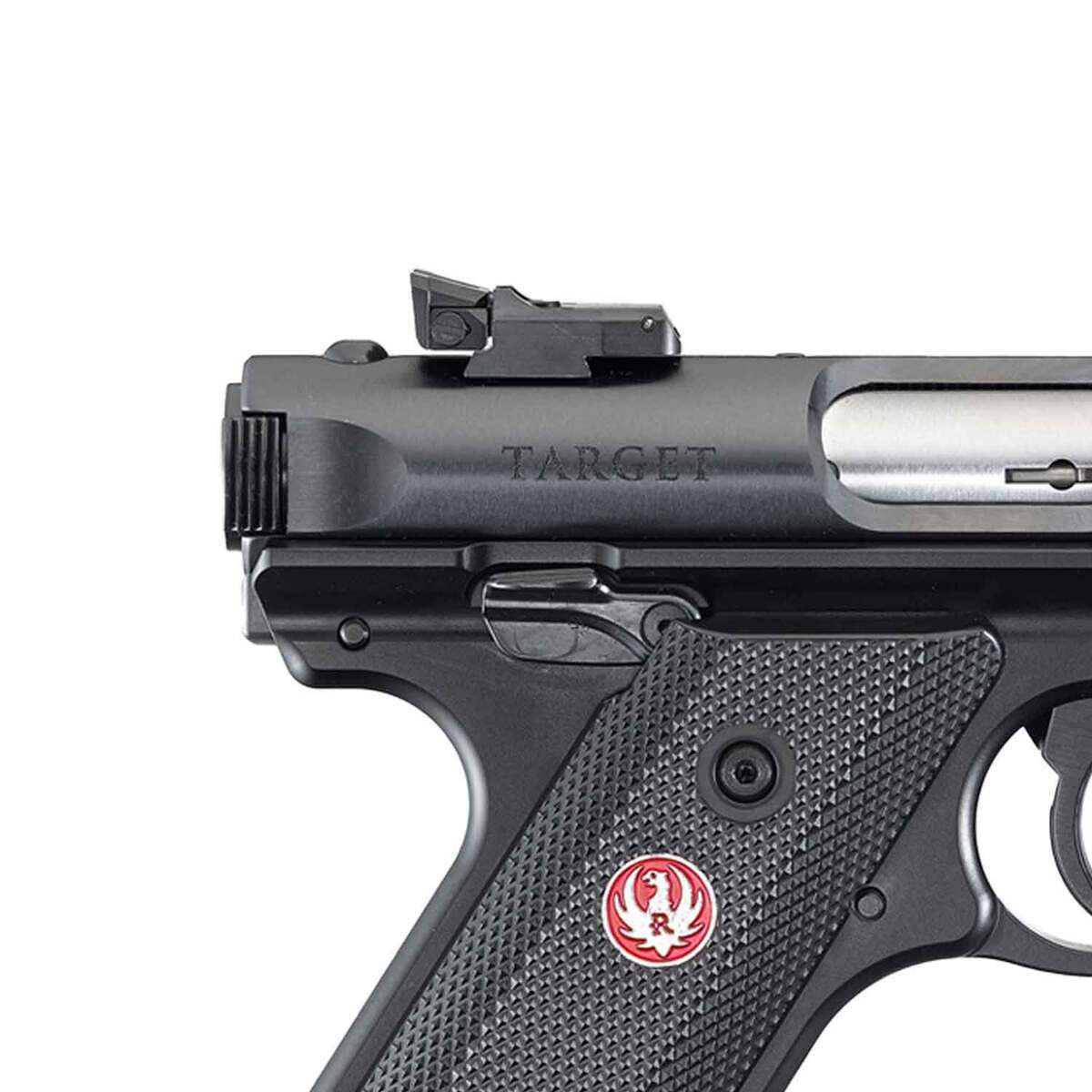 Ruger Mark IV Target 22 Long Rifle 5.5in Blued Pistol - 10+1 Rounds - Black Ruger Mark IV Target 22 Long Rifle 5.5in Blued Pistol - 10+1 Rounds - Black