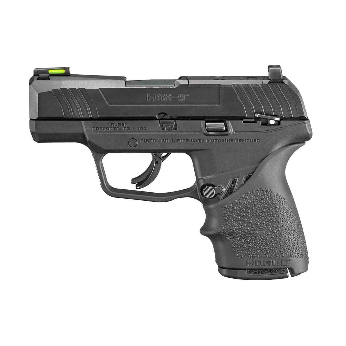 Ruger Max-9 9mm Luger 3.2in Black Oxide Pistol - 10+1 Rounds - Black Ruger Max-9 9mm Luger 3.2in Black Oxide Pistol - 10+1 Rounds - Black