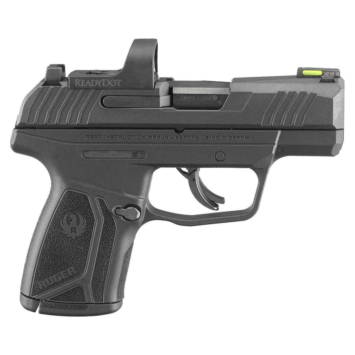 Ruger Max-9 W/Red Dot 9mm Luger 3.2in Black Oxide Pistol - 12+1 Rounds - Black Ruger Max-9 W/Red Dot 9mm Luger 3.2in Black Oxide Pistol - 12+1 Rounds - Black