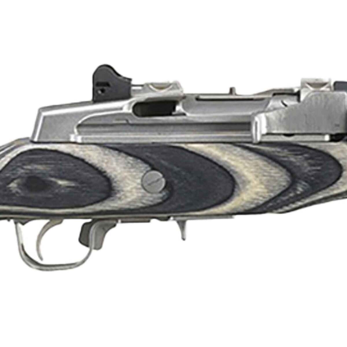 Ruger Mini-14 Ranch Black/Gray Chevron Laminate Semi Automatic Rifle - 5.56mm NATO - 18.5in - Black Ruger Mini-14 Ranch Black/Gray Chevron Laminate Semi Automatic Rifle - 5.56mm NATO - 18.5in - Black