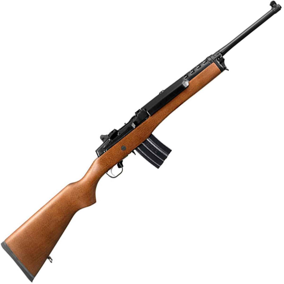 Ruger Mini-14 Ranch 5.56mm NATO 18.5in Blued Semi Automatic Modern Sporting Rifle - 20+1 Rounds - Brown Ruger Mini-14 Ranch 5.56mm NATO 18.5in Blued Semi Automatic Modern Sporting Rifle - 20+1 Rounds - Brown