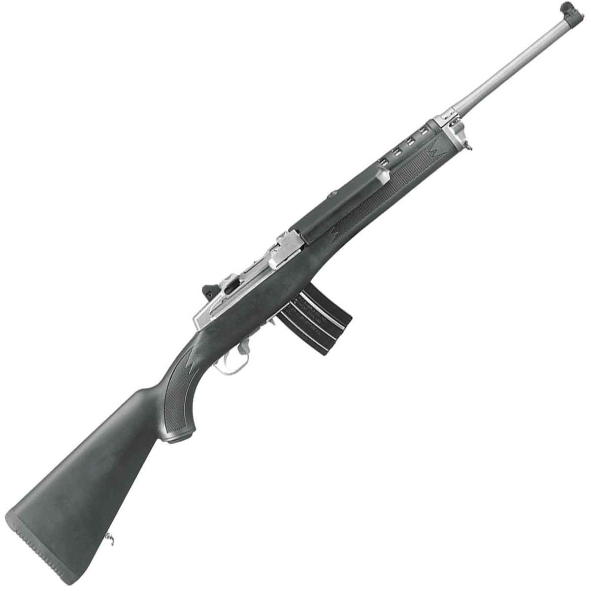 Ruger Mini-14 Ranch 5.56mm NATO 18.5in Stainless/Black Semi Automatic Modern Sporting Rifle - 20+1 Rounds - Black Ruger Mini-14 Ranch 5.56mm NATO 18.5in Stainless/Black Semi Automatic Modern Sporting Rifle - 20+1 Rounds - Black