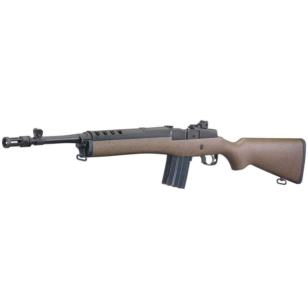 Ruger Mini-14 Tactical 5.56mm NATO 16.12in Brown/Black Semi Automatic Rifle 20+1 Rounds Ruger Mini-14 Tactical 5.56mm NATO 16.12in Brown/Black Semi Automatic Rifle 20+1 Rounds