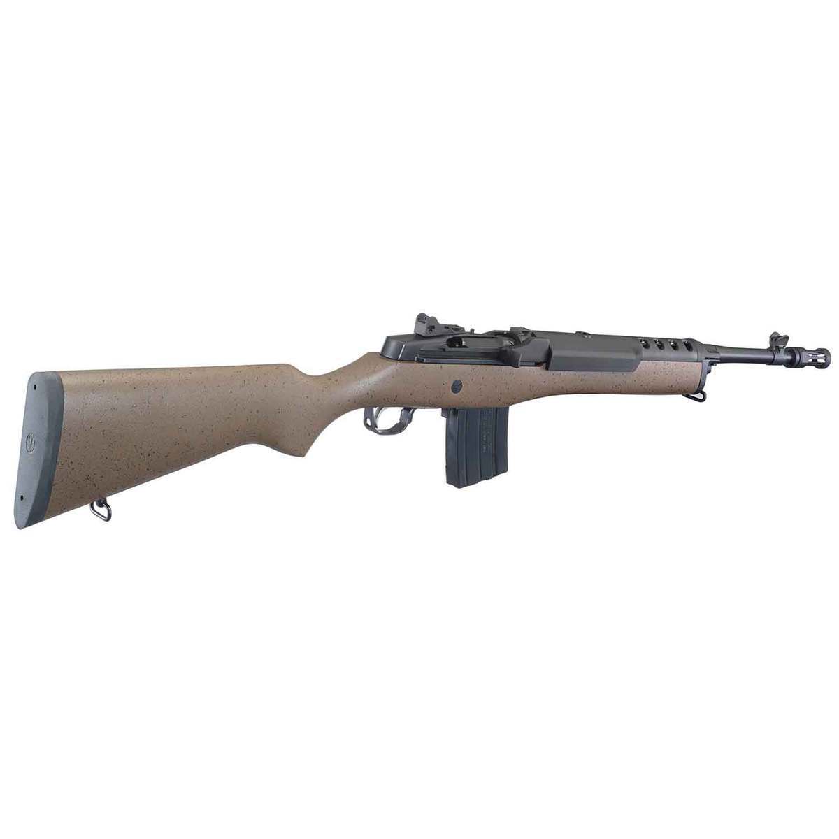 Ruger Mini-14 Tactical 5.56mm NATO 16.12in Brown/Black Semi Automatic Rifle 20+1 Rounds Ruger Mini-14 Tactical 5.56mm NATO 16.12in Brown/Black Semi Automatic Rifle 20+1 Rounds