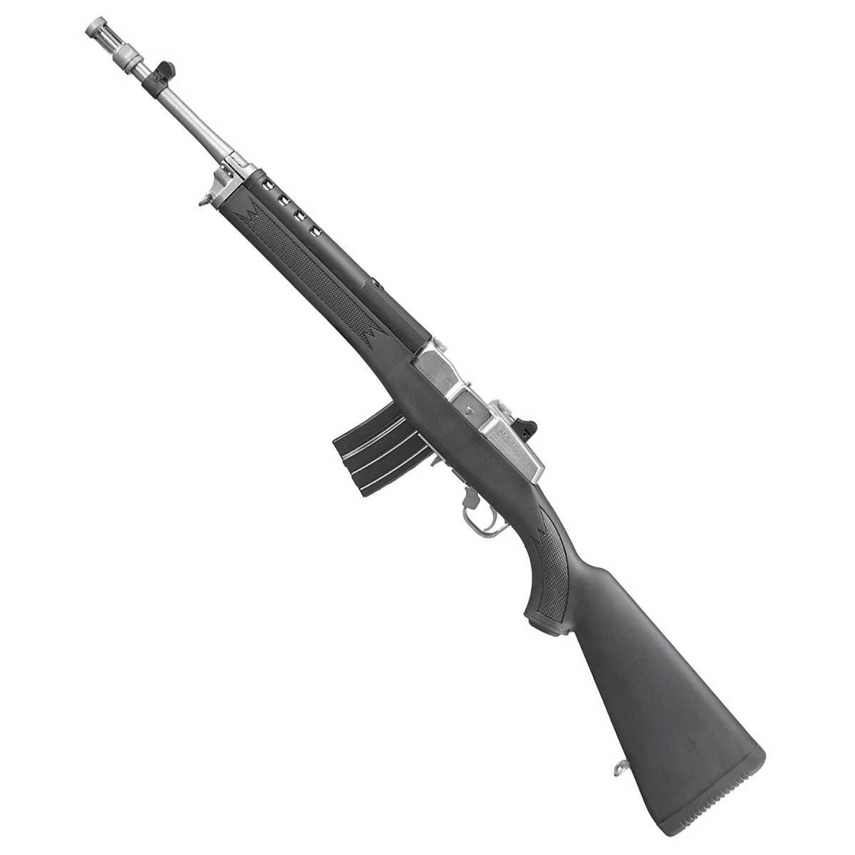 Ruger Mini-14 Tactical 5.56mm NATO 16.12in Matte Stainless Semi Automatic Modern Sporting Rifle - 20+1 Rounds - Black Ruger Mini-14 Tactical 5.56mm NATO 16.12in Matte Stainless Semi Automatic Modern Sporting Rifle - 20+1 Rounds - Black