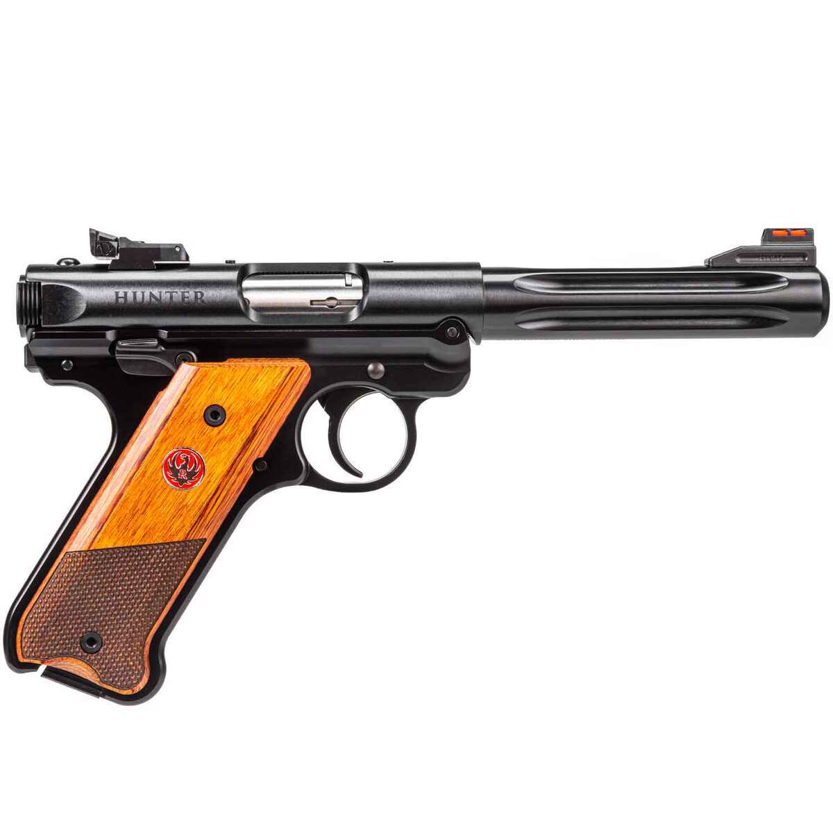 Ruger MKIV Hunter Talo 22 Long Rifle 5.5in Blued/Wood - 10+1 Rounds - Blue Ruger MKIV Hunter Talo 22 Long Rifle 5.5in Blued/Wood - 10+1 Rounds - Blue