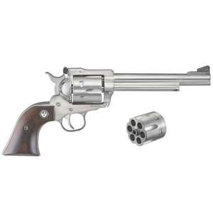 Ruger New Model Blackhawk Convertible 40 S&W/10mm Auto 6.5in Stainless Revolver - 6 Rounds