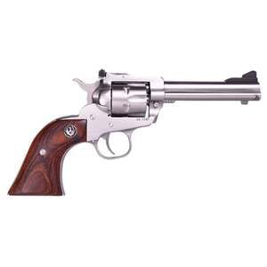 Ruger New Model Single-Six Convertible 22 WMR (22 Mag)/22 Long Rifle 4.62in Stainless Revolver - 6 Rounds