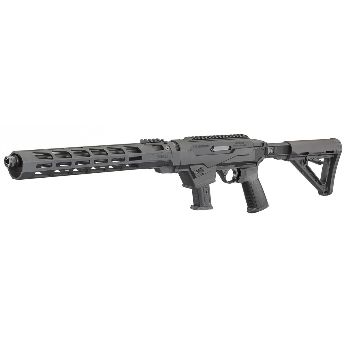 Ruger PC Carbine 9mm Luger 16.12in Black Semi Automatic Modern Sporting Rifle - 17+1 Rounds - Black Ruger PC Carbine 9mm Luger 16.12in Black Semi Automatic Modern Sporting Rifle - 17+1 Rounds - Black