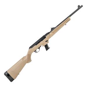 Ruger PC Carbine 9mm Luger 16.12in Flat Dark Earth Semi Automatic Modern Sporting Rifle - 17+1 Rounds