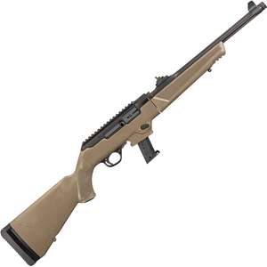 Ruger PC Carbine 9mm Luger 16.25in Black/FDE Semi Automatic Rifle - 17+1 Rounds
