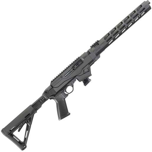 Ruger PC Carbine Fixed Stock 9mm Luger 16.12in Black Anodized Semi Automatic Modern Sporting Rifle - 10+1 Rounds - Black image