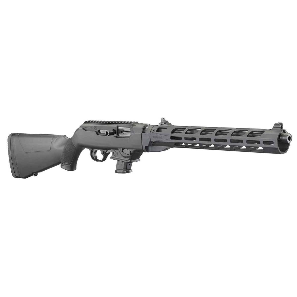Ruger PC Carbine with Handguard 9mm Luger 16.12in Black Anodized Semi Automatic Modern Sporting Rifle - 10+1 Rounds - California Compliant - Black Ruger PC Carbine with Handguard 9mm Luger 16.12in Black Anodized Semi Automatic Modern Sporting Rifle - 10+1 Rounds - California Compliant - Black