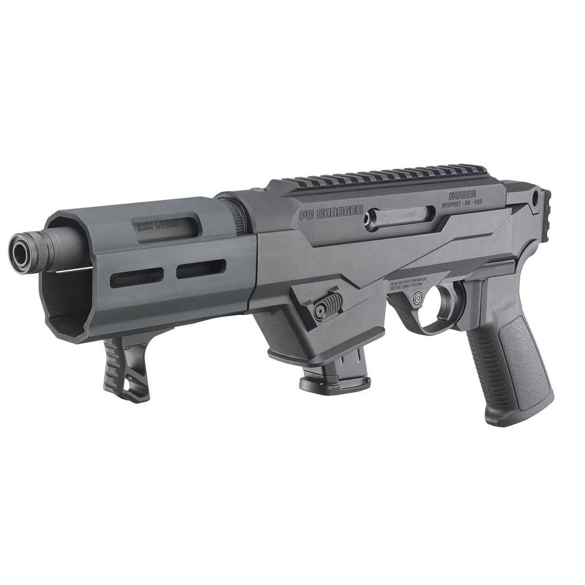 Ruger PC Charger 9mm Luger 6.5in Matte Black Modern Sporting Pistol - 10+1 Rounds Ruger PC Charger 9mm Luger 6.5in Matte Black Modern Sporting Pistol - 10+1 Rounds