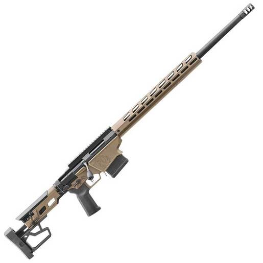 Ruger Ruger Precision 300 PRC Smoked Bronze Cerakote Bolt Action Rifle - 20in - Tan