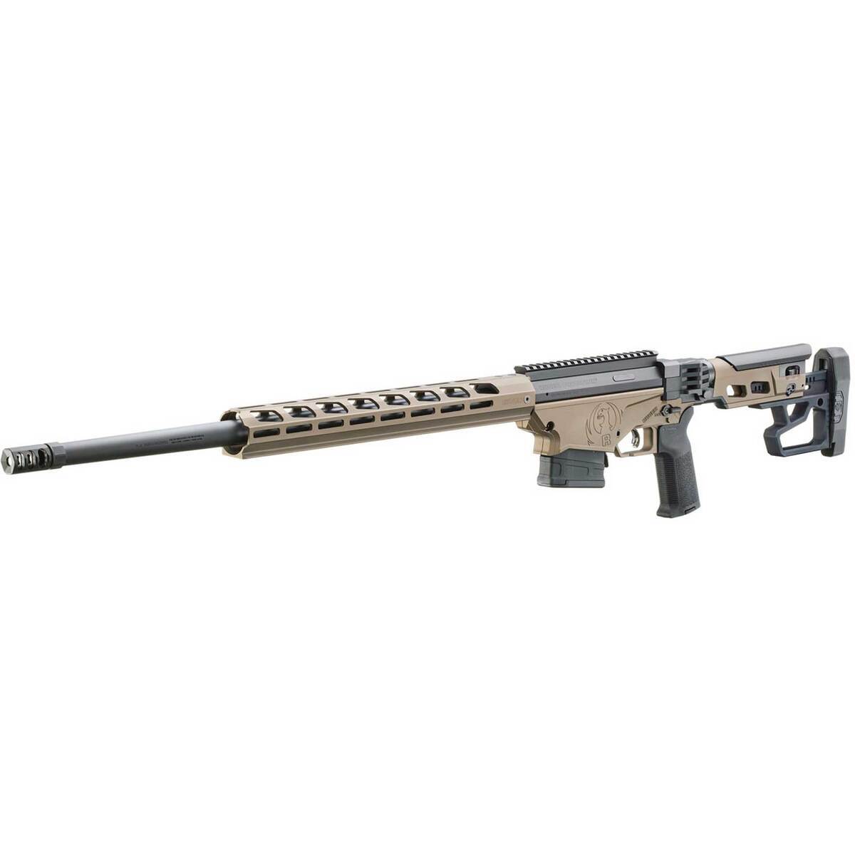 Ruger Precision 308 Winchester Smoked Bronze Cerakote Bolt Action Rifle ...