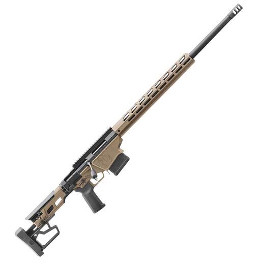 Ruger Ruger Precision 6.5 Creedmoor Smoked Bronze Cerakote Bolt Action Rifle - 24in - Tan