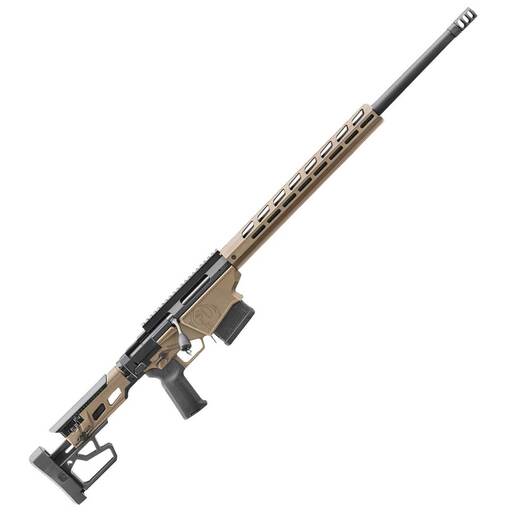 Ruger Ruger Precision 6.5 PRC Smoked Bronze Cerakote Bolt Action Rifle - 26in - Tan