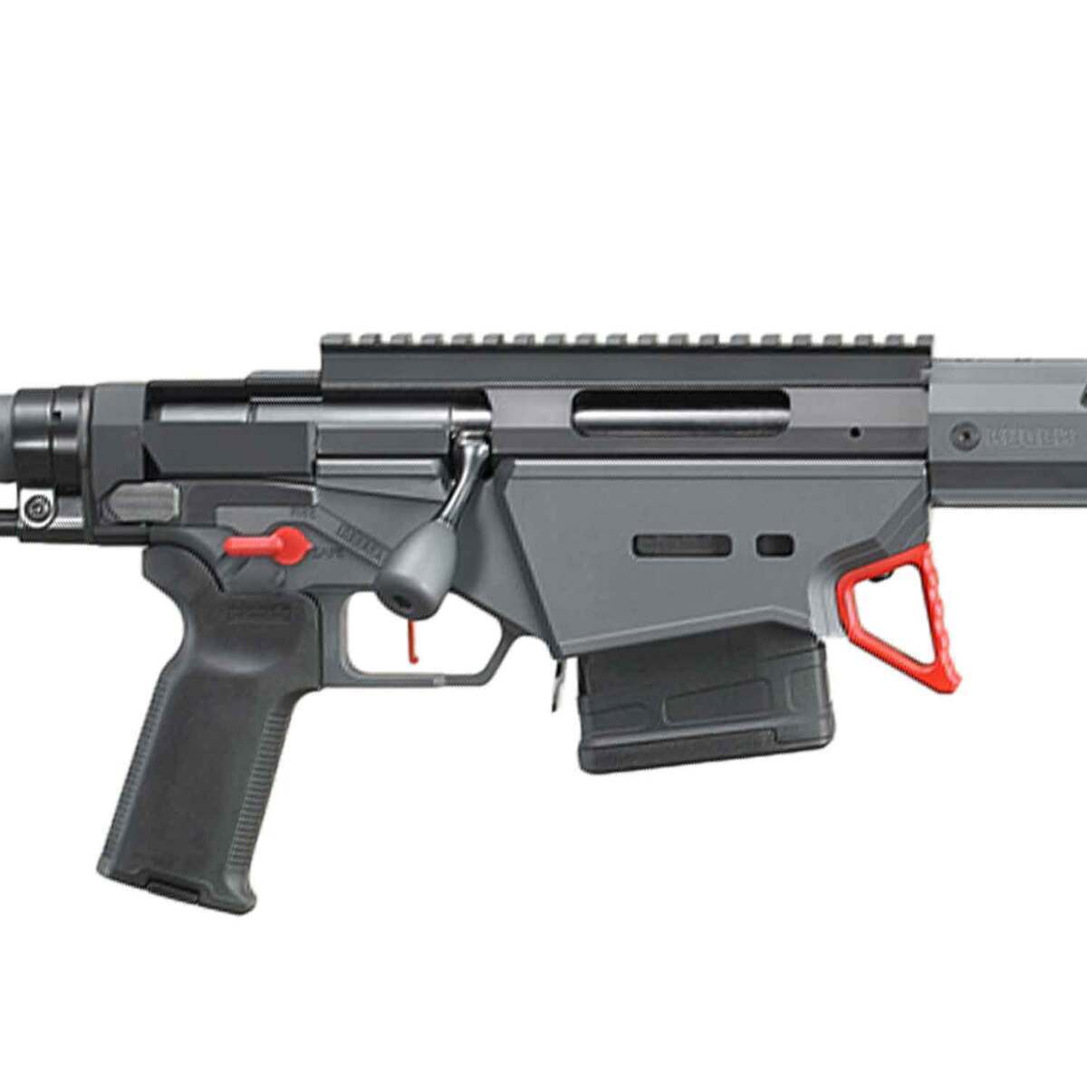 Ruger Precision Hardcoat Anodized/Gray Cerakote Bolt Action Rifle - 6mm Creedmoor - 26in - Gray Ruger Precision Hardcoat Anodized/Gray Cerakote Bolt Action Rifle - 6mm Creedmoor - 26in - Gray