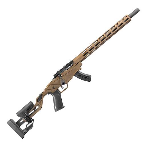 Ruger Precision Rimfire Burnt Bronze Anodized Bolt Action Rifle - 17 HMR - 18in - Tan image