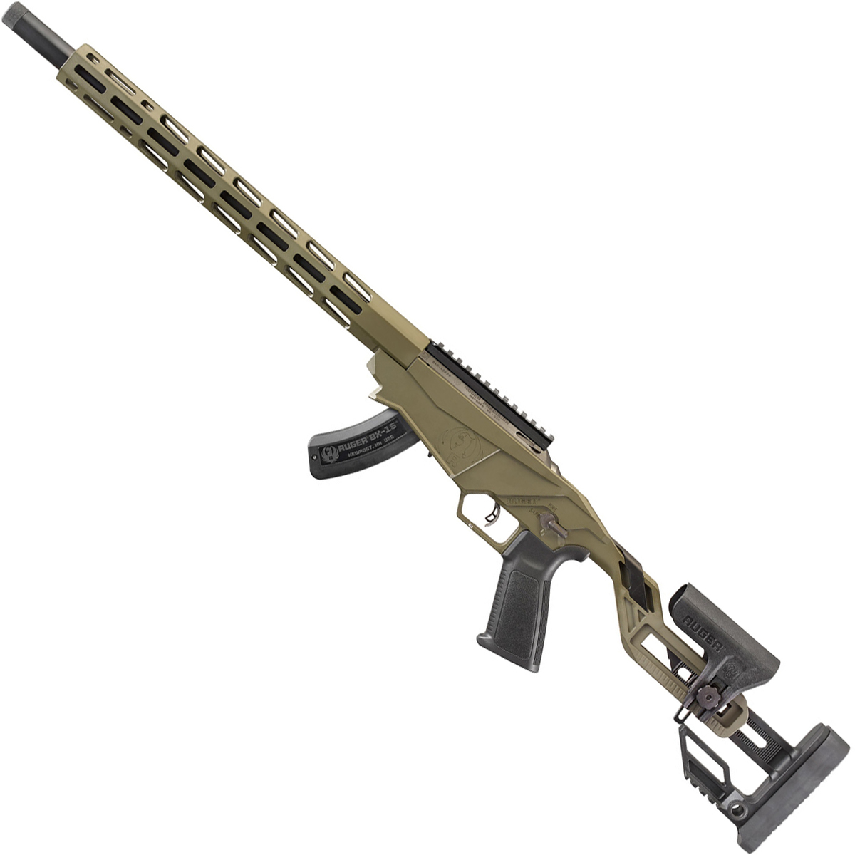 Ruger Precision Rimfire OD Green Cerakote Bolt Ation Rifle - 22 Long Rifle Ruger Precision Rimfire OD Green Cerakote Bolt Ation Rifle - 22 Long Rifle