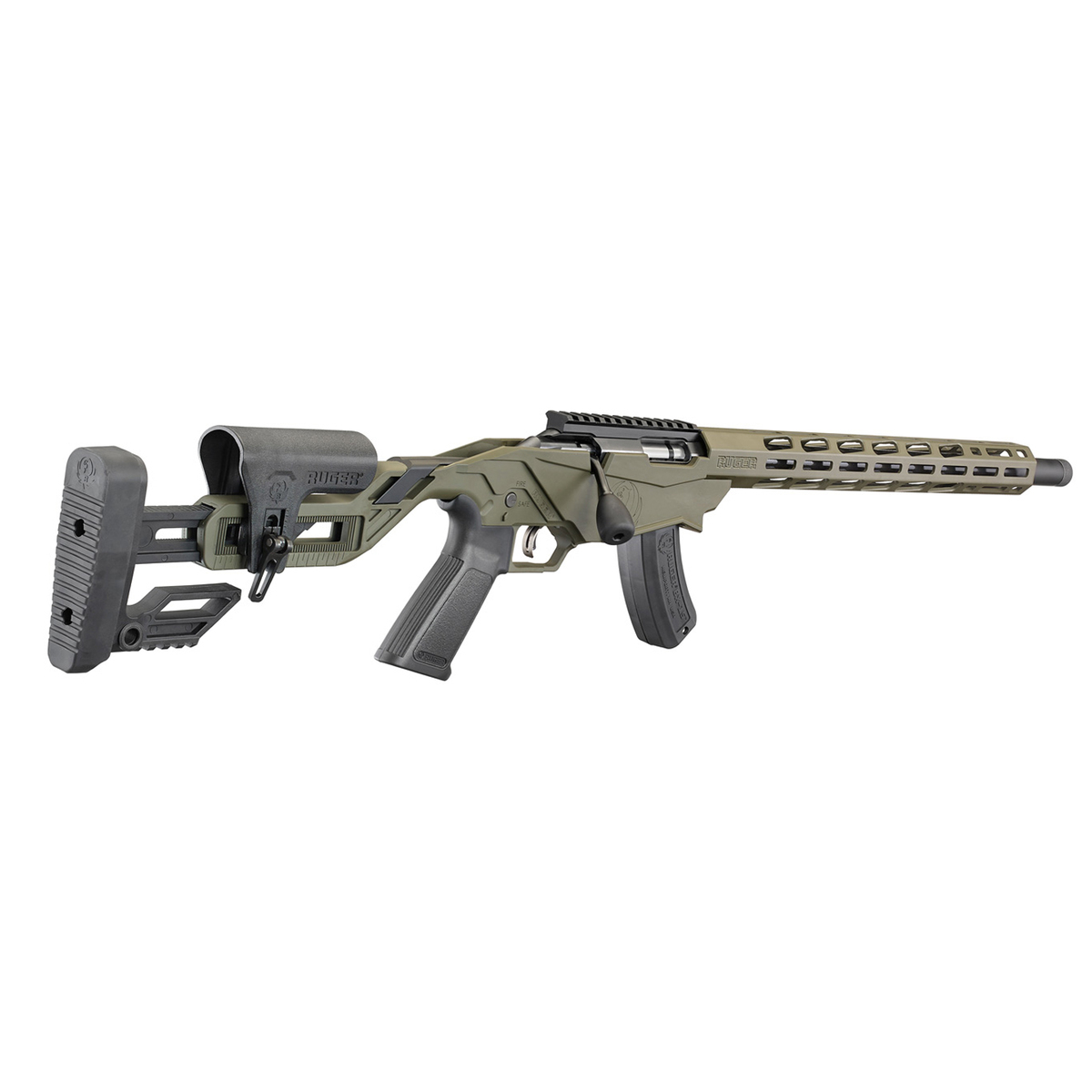 Ruger Precision Rimfire Od Green Cerakote Bolt Ation Rifle 22 Long