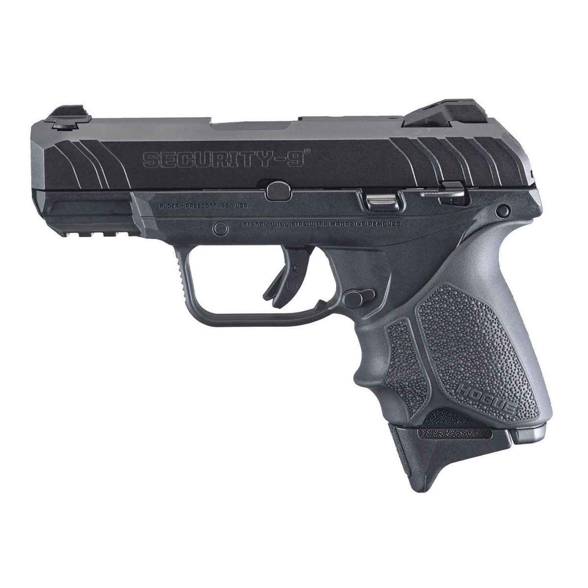 Ruger Security-9 9mm Luger 3.42in Black Pistol - 10+1 Rounds - Black Ruger Security-9 9mm Luger 3.42in Black Pistol - 10+1 Rounds - Black