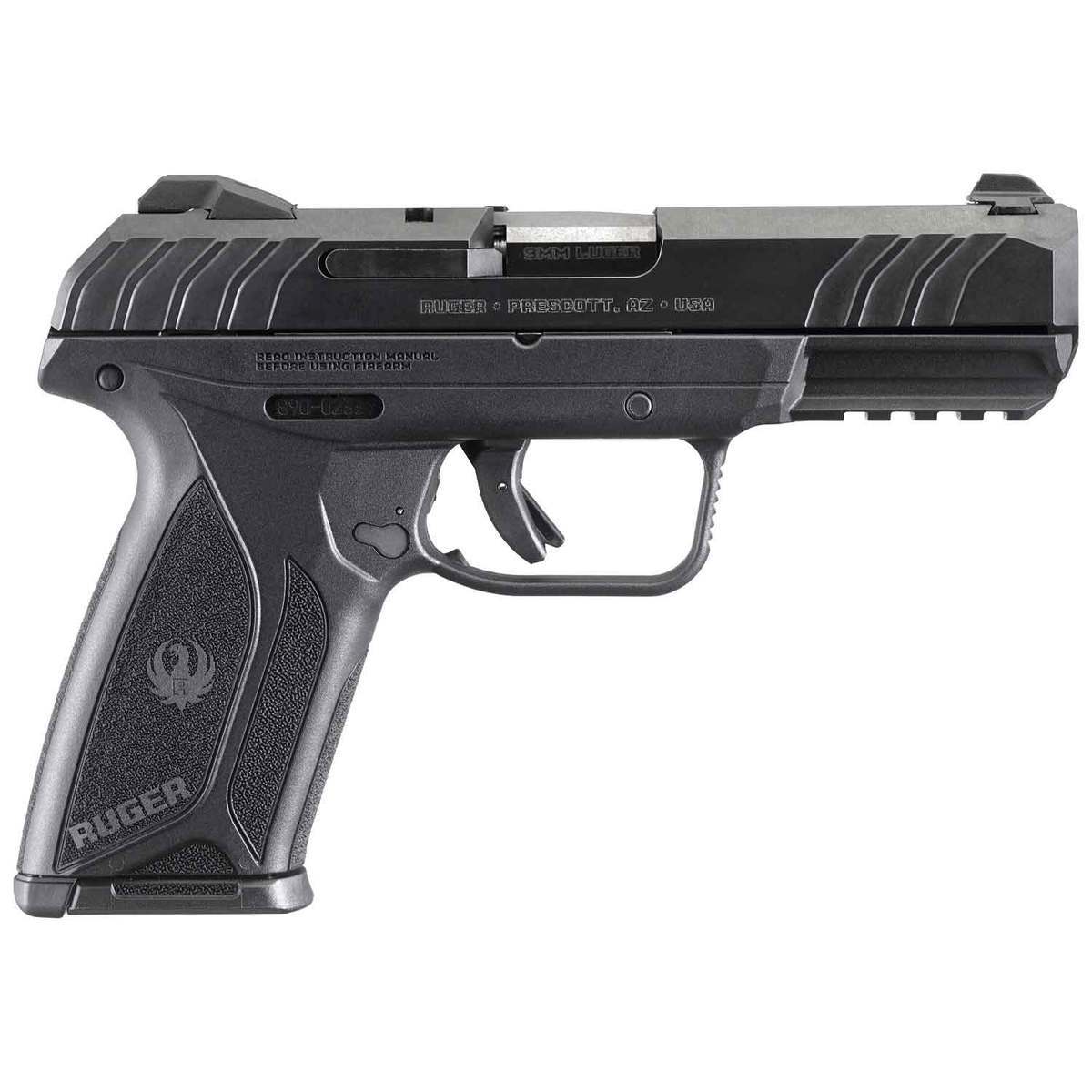 Ruger Security-9 9mm Luger 4in Black Pistol - 10+1 Rounds - Black Ruger Security-9 9mm Luger 4in Black Pistol - 10+1 Rounds - Black