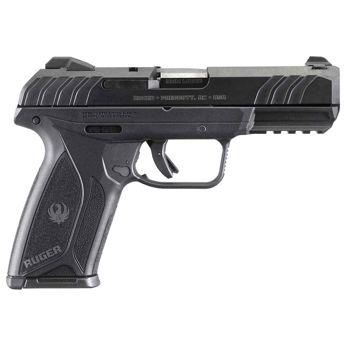 Ruger Security-9 9mm Luger 4in Black Pistol - 15+1 Rounds - Black Ruger Security-9 9mm Luger 4in Black Pistol - 15+1 Rounds - Black