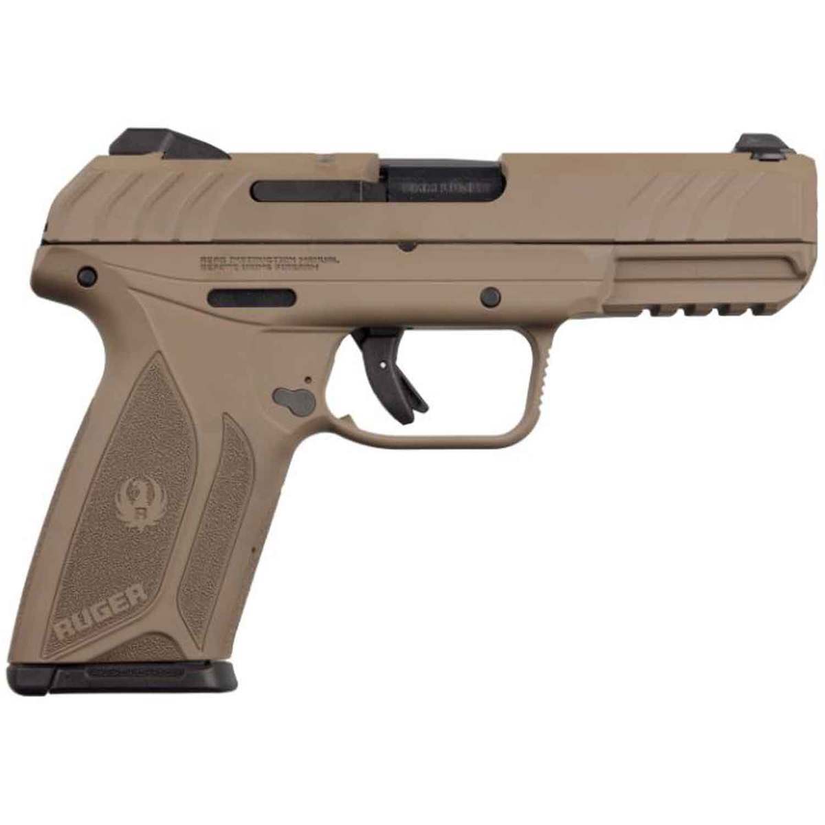 Ruger Security-9 9mm Luger 4in Dark Earth Cerakote Pistol - 15+1 Rounds - Dark Earth Ruger Security-9 9mm Luger 4in Dark Earth Cerakote Pistol - 15+1 Rounds - Dark Earth