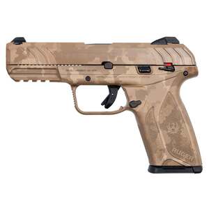 Ruger Security 9 9mm Luger 4in Desert Digital Camo Cerakote Pistol - 15+1 Rounds Ruger Security 9 9mm Luger 4in Desert Digital Camo Cerakote Pistol - 15+1 Rounds