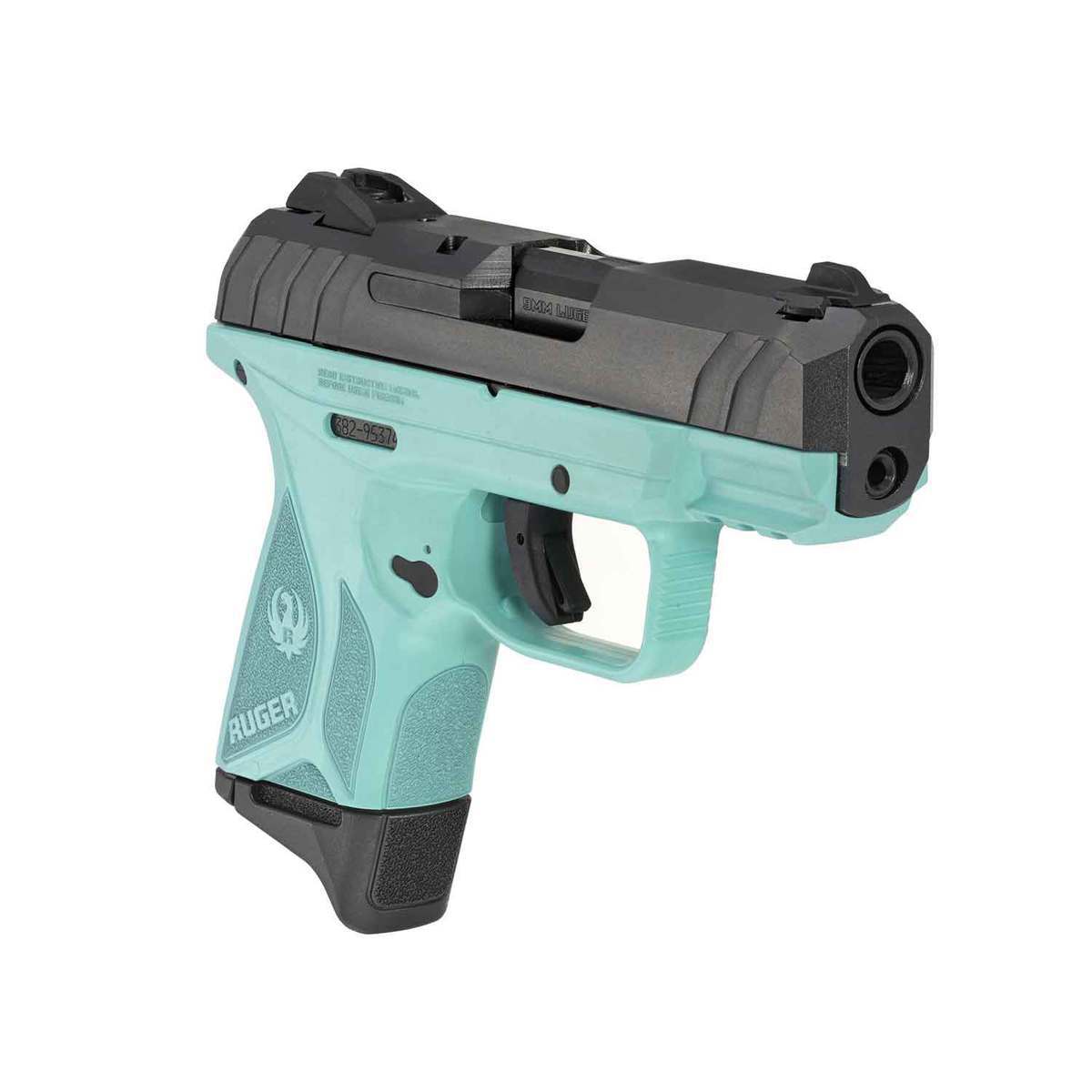 Ruger Security 9 Compact 9mm Luger 3.42in Black/Turquoise Pistol - 10+1 Rounds - Turquoise Ruger Security 9 Compact 9mm Luger 3.42in Black/Turquoise Pistol - 10+1 Rounds - Turquoise