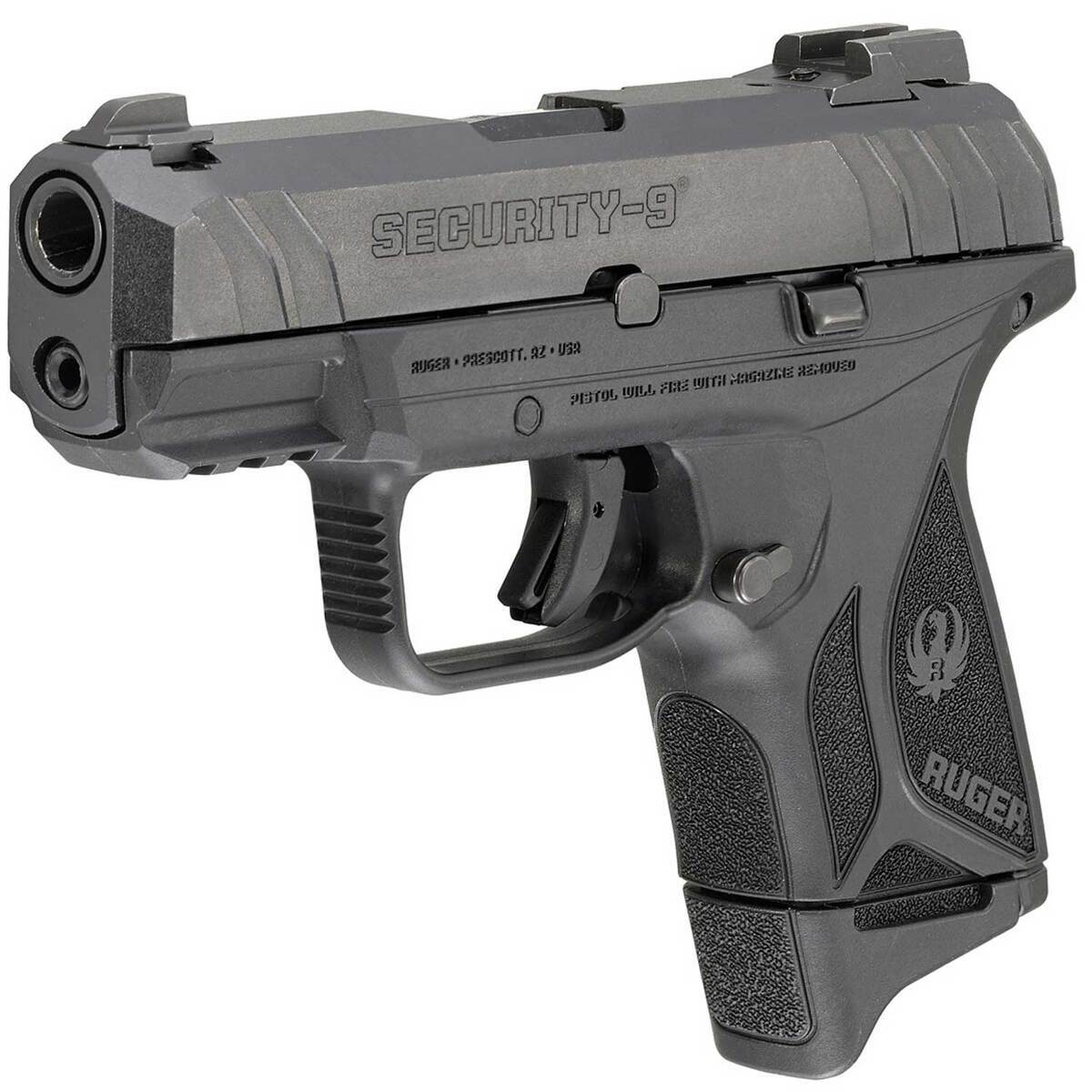 Ruger Security-9 Pro Compact 9mm Luger 3.42in Black Pistol - 10+1 Rounds Ruger Security-9 Pro Compact 9mm Luger 3.42in Black Pistol - 10+1 Rounds