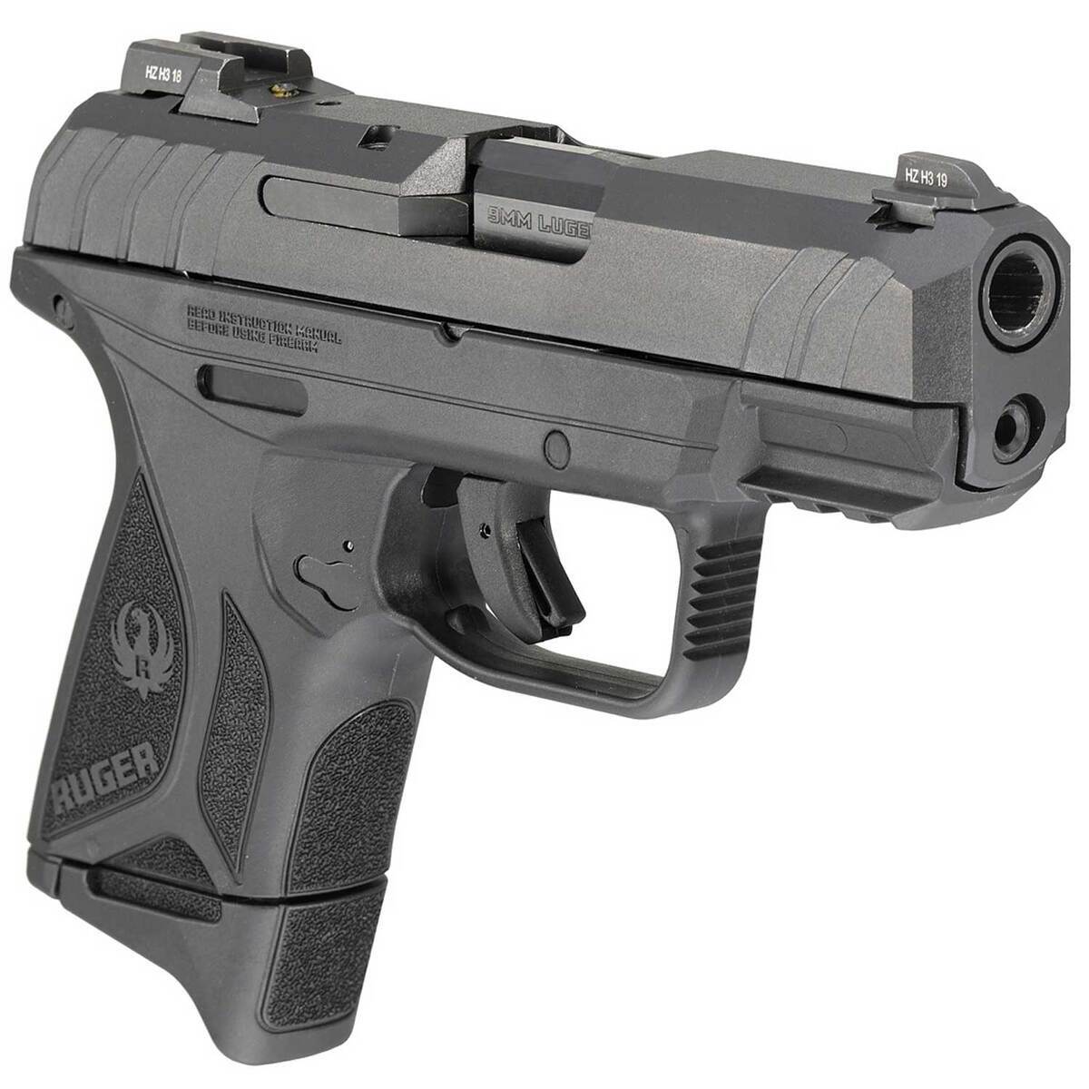 Ruger Security-9 Pro Compact 9mm Luger 3.42in Black Pistol - 10+1 Rounds Ruger Security-9 Pro Compact 9mm Luger 3.42in Black Pistol - 10+1 Rounds