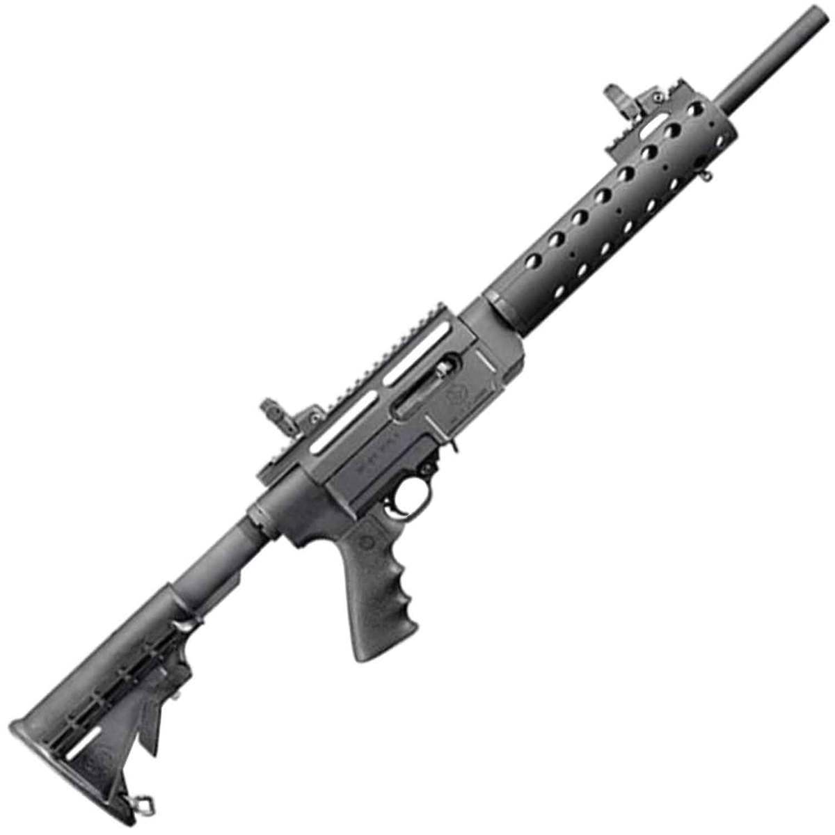 Ruger SR-22 Black Semi Automatic Rifle - 22 Long Rifle - 16.1in - Black ...