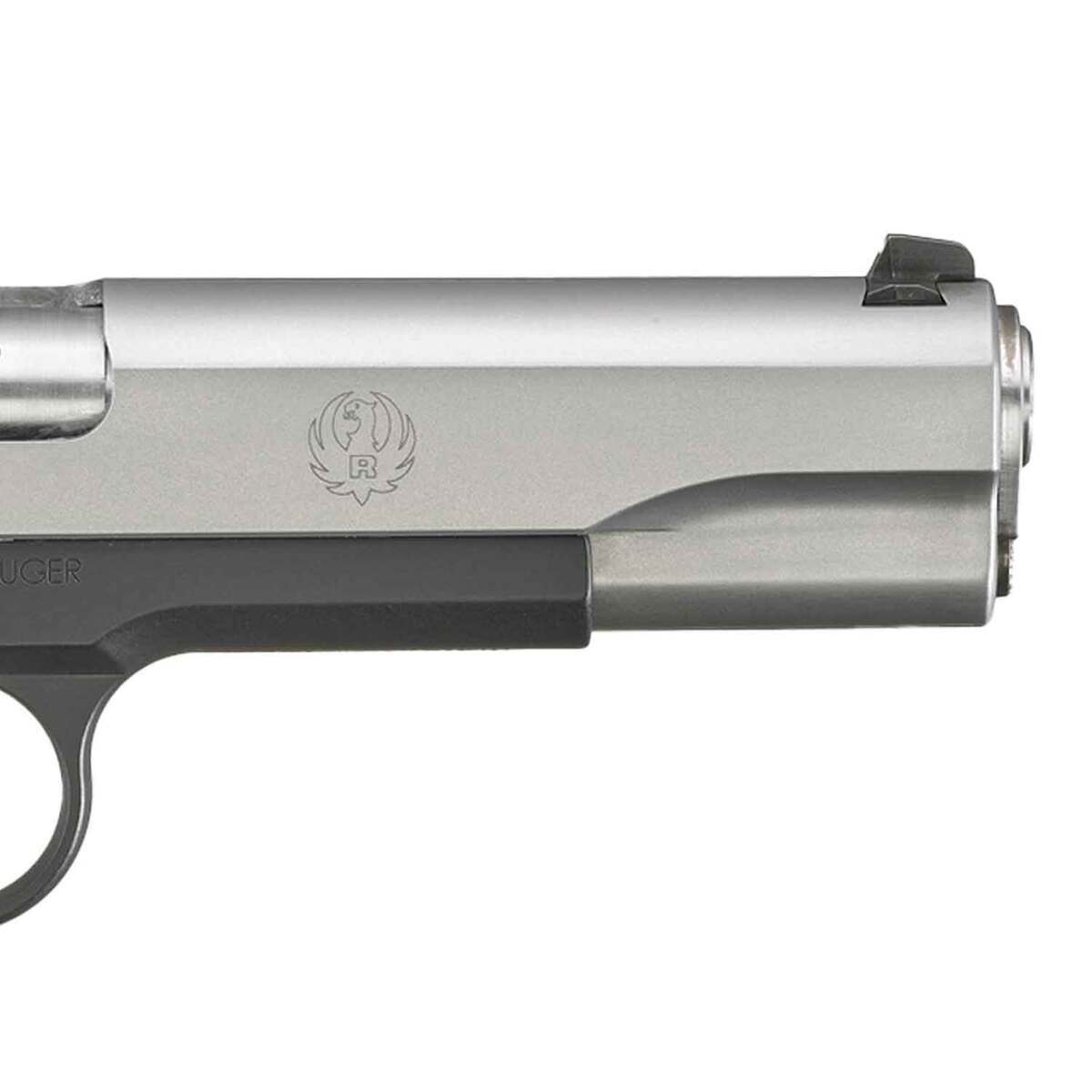 Ruger SR1911 45 Auto (ACP) 5in Stainless Pistol - 8+1 Rounds - Gray Ruger SR1911 45 Auto (ACP) 5in Stainless Pistol - 8+1 Rounds - Gray