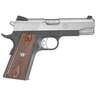 Ruger SR1911 Commander 45 Auto (ACP) 4.25in Low Glare Stainless Pistol - 7+1 Rounds - Gray