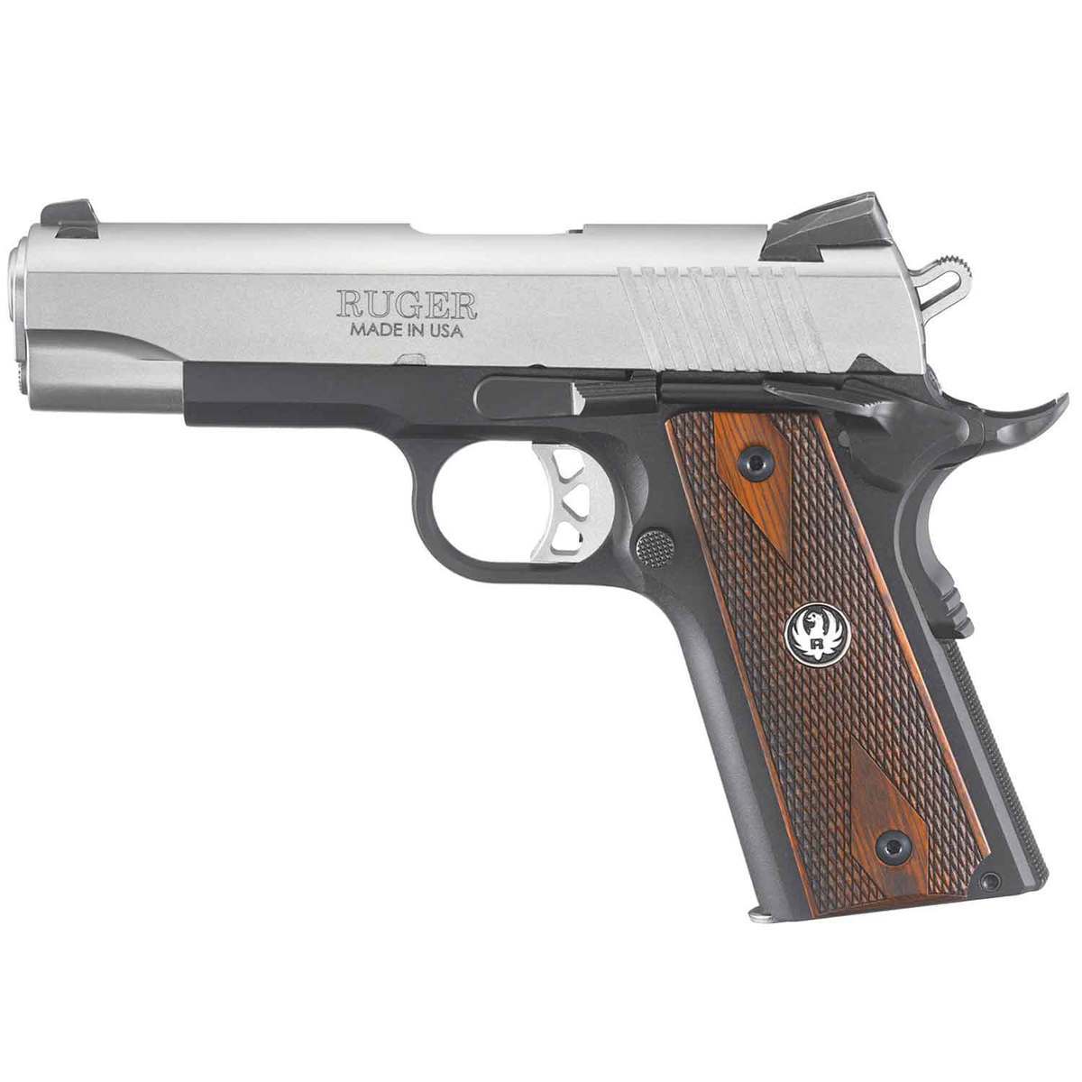 Ruger SR1911 Commander 45 Auto (ACP) 4.25in Low Glare Stainless Pistol - 7+1 Rounds Ruger SR1911 Commander 45 Auto (ACP) 4.25in Low Glare Stainless Pistol - 7+1 Rounds