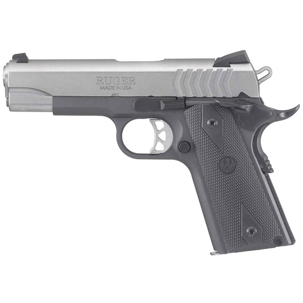 Ruger SR1911 Commander 9mm Luger 4.25in Low Glare Stainless Pistol - 9+1 Rounds Ruger SR1911 Commander 9mm Luger 4.25in Low Glare Stainless Pistol - 9+1 Rounds