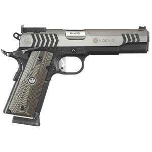 Ruger SR1911 Competition 45 Auto (ACP) 5in Black Nitride Two-Tone Pistol - 8+1 Rounds Ruger SR1911 Competition 45 Auto (ACP) 5in Black Nitride Two-Tone Pistol - 8+1 Rounds