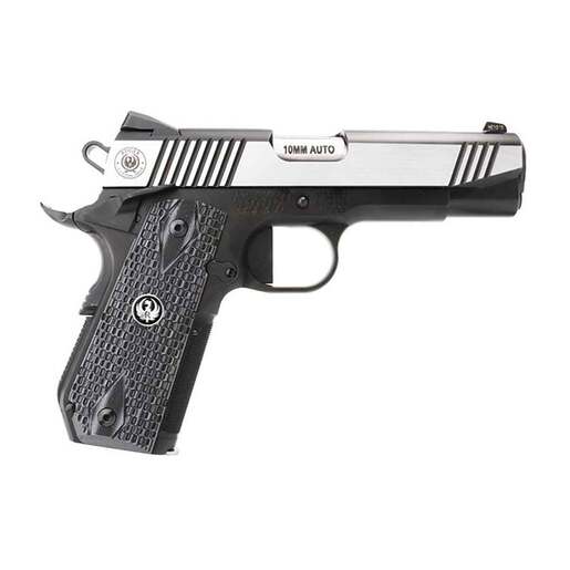 Ruger SR1911 Cust Shop 10mm Auto 4.25in Stainless Steel Pistol - 8+1 Rounds - Gray image
