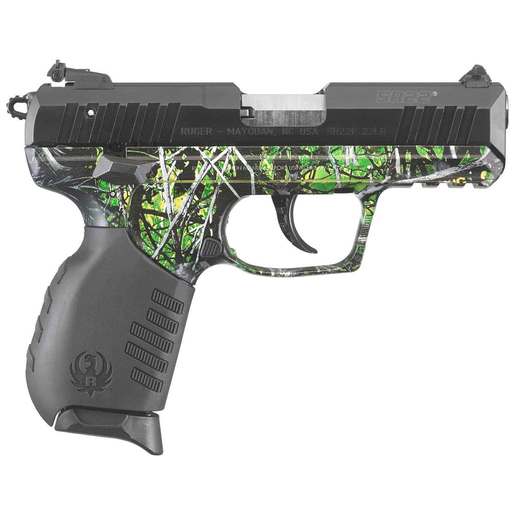 Ruger SR22 22 Long Rifle 3.5in Reduced Moon Shine Toxic Camo/Black Pistol - 10+1 Rounds - Camo image