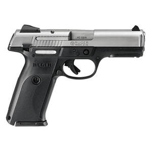 Ruger SR40 40 S&W 4.14in Black/Stainless Pistol - 15+1 Rounds